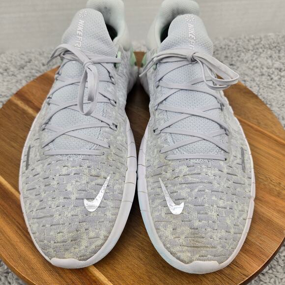 Nike Womens 10 Free RN 5.0 Pure Platinum Mint Foam Athletic Daily Running Shoe - Picture 6 of 12